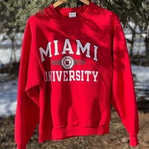 Miami University Jerzees Crewneck